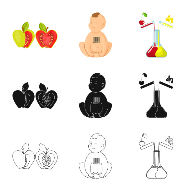 设计测试和合成标志集图片下载