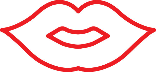 嘴唇图标模板图片下载