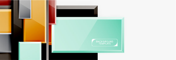 最小的方形横幅抽象背景图片下载