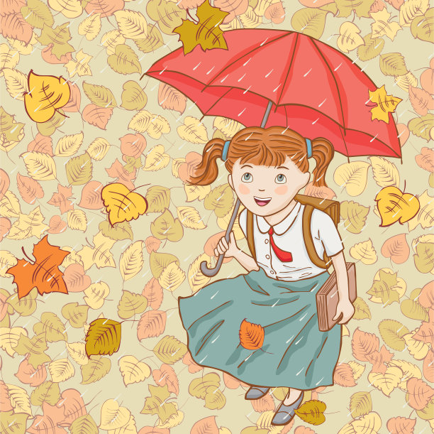 在上学的路上图片下载