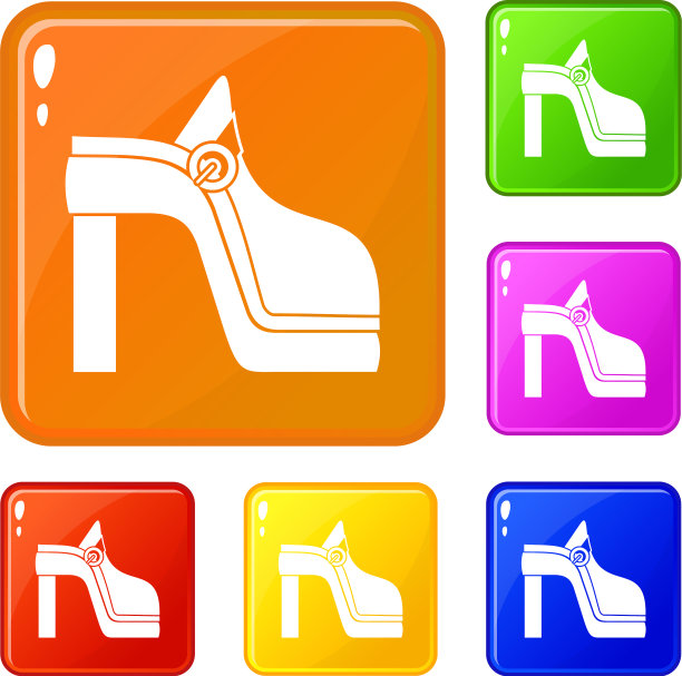 女鞋图标设置颜色图片下载