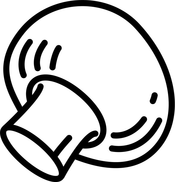 蘑菇图标轮廓样式图片下载