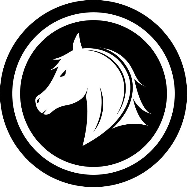 马标志模板图片下载