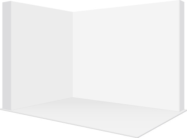 空白弹出贸易展展台模型孤立图片下载