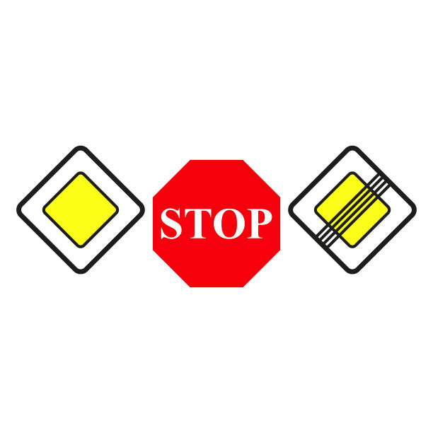 设置主要道路标志图标停止图片下载