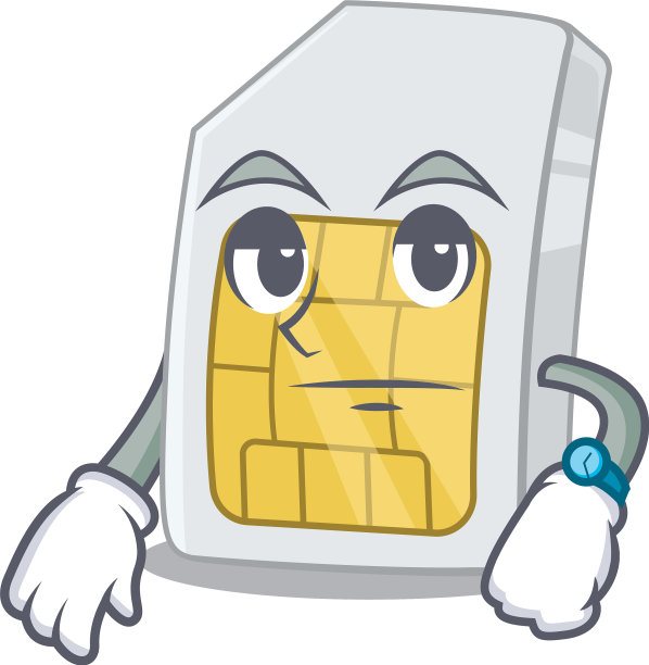 在吉祥物钱包里等着simcard图片下载