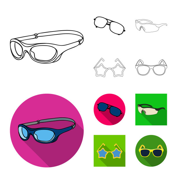 夏季和海滩标志设置图片下载