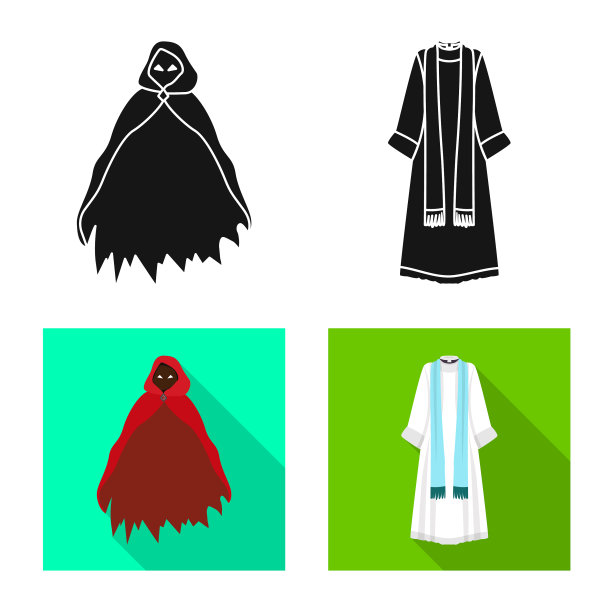 材料和服装标志图片下载