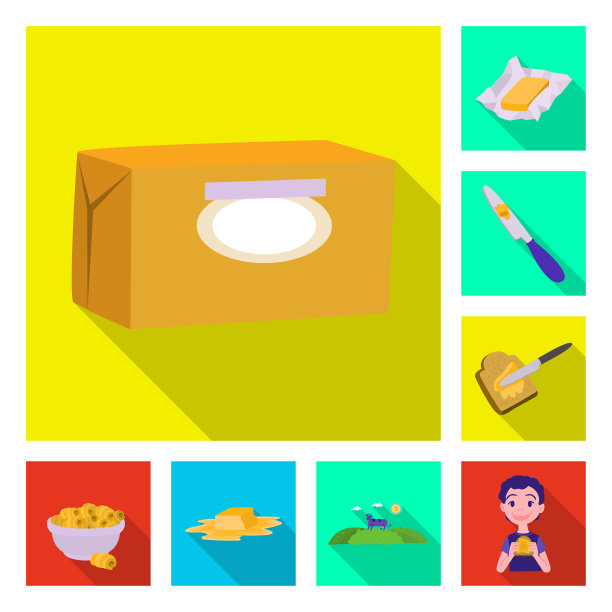 孤立对象奶油和积号集图片下载