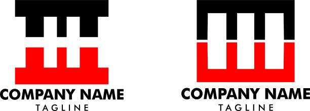 字母HH Logo模板设计合集图片下载