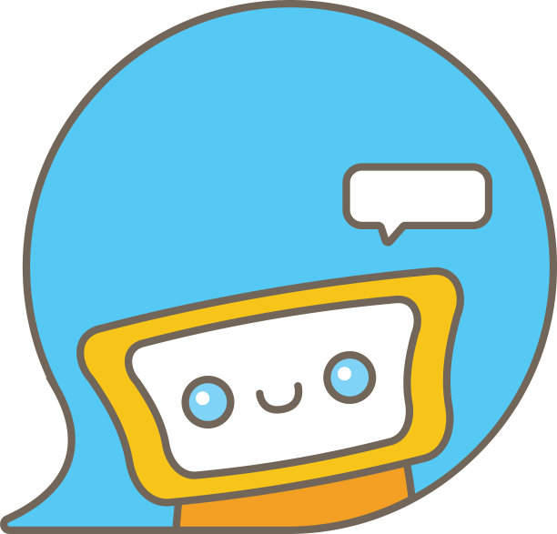 可爱的聊天机器人角色或智能助手图片下载