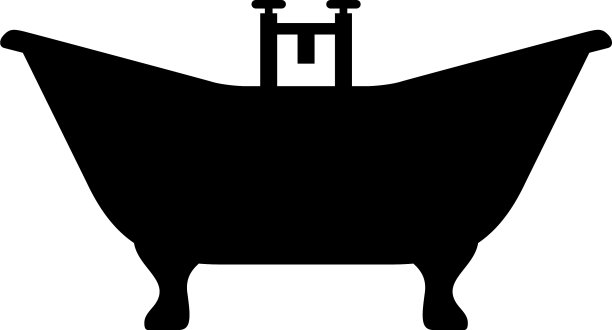 复古的浴缸图标图片下载