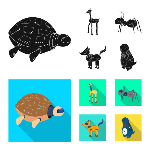 玩具和科学标志集图片下载