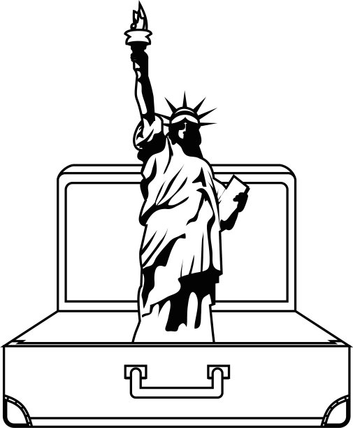 纽约自由女神像的设计图片下载