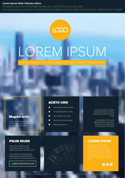 企业宣传册宣传单模板图片下载