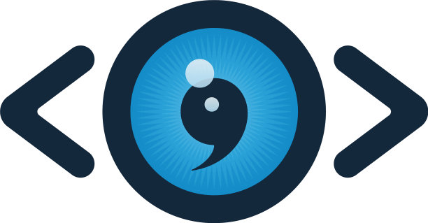 蓝眼睛象征创意视觉图标图片下载