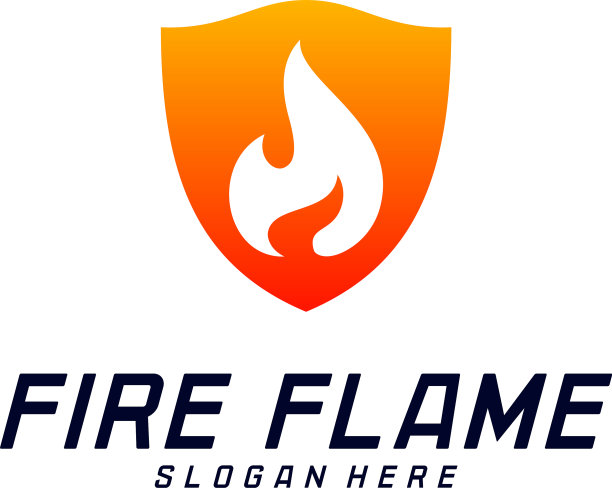 盾火标志设计模板盾火标志图片下载