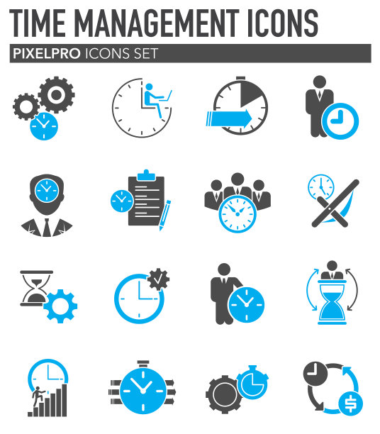 时间管理相关的图标设置在后台图片下载