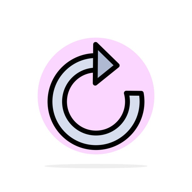 箭头恢复刷新抽象圆背景图片下载