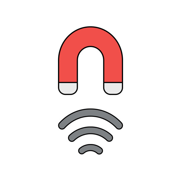 图标概念吸引磁铁图片下载