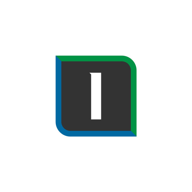 首字母logo I模板设计图片下载