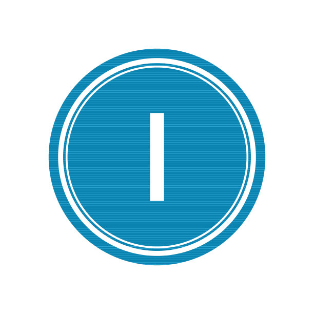 首字母logo I模板设计图片下载