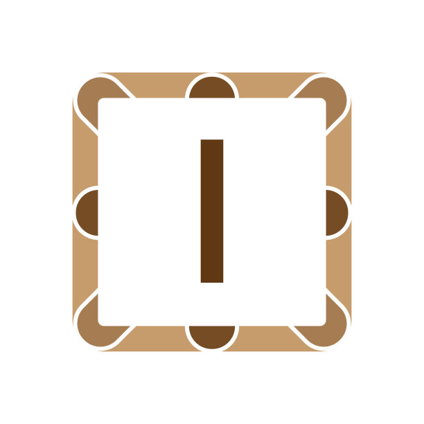 首字母logo I模板设计图片下载