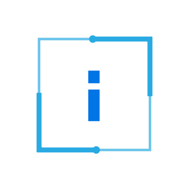 首字母logo I模板设计图片下载