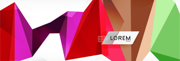 科学背景抽象三角形图案图片下载