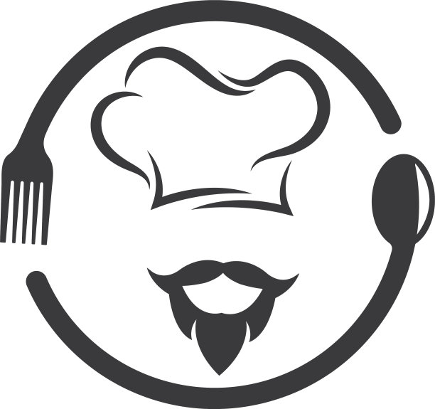 见厨师标志模板图片下载