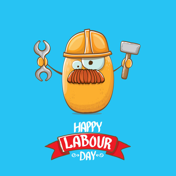 国际劳动节或劳动节的问候图片下载