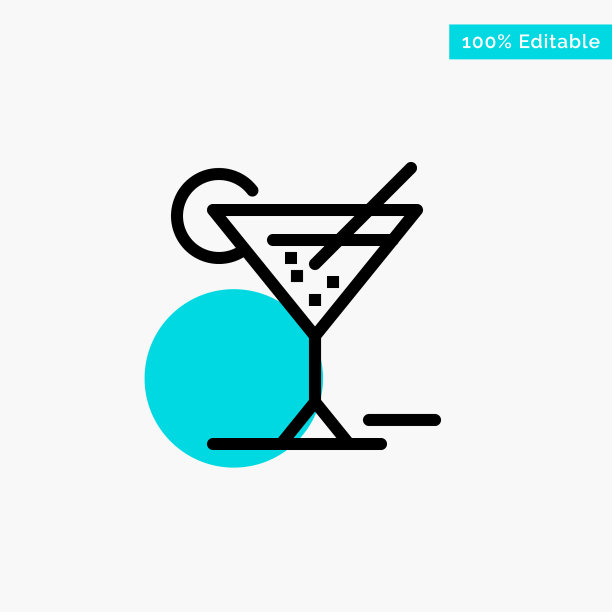 玻璃酒杯饮酒店绿松石的亮点图片下载