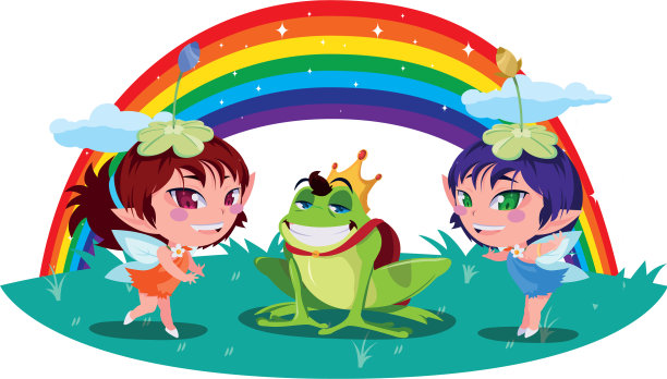 美丽的魔法仙女和癞蛤蟆王子图片下载