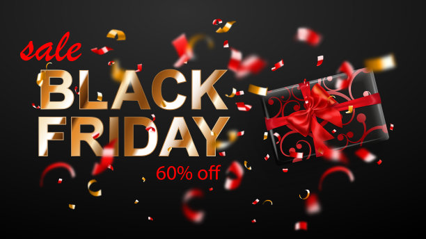 黑色星期五促销标语图片下载