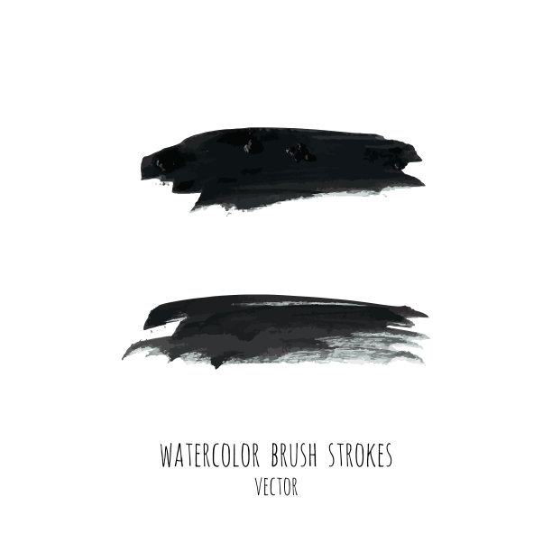 深黑色垃圾水彩水墨纹理集图片下载