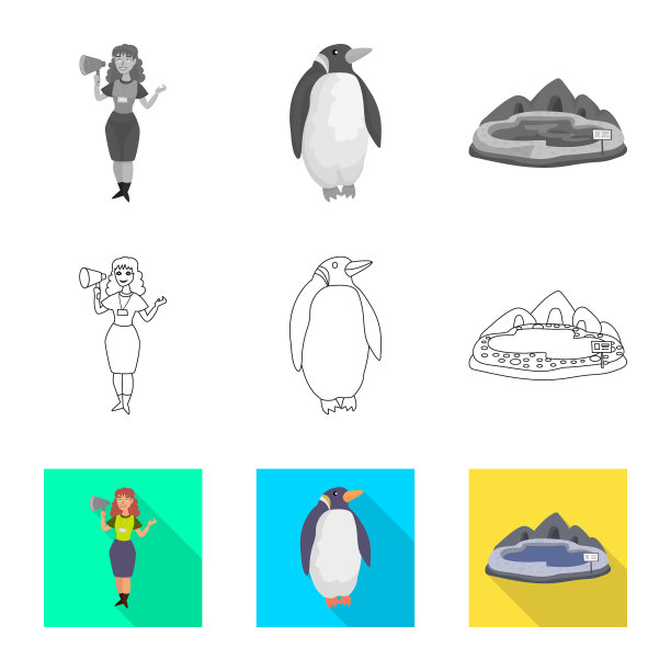 设计的本质和趣味标志集图片下载