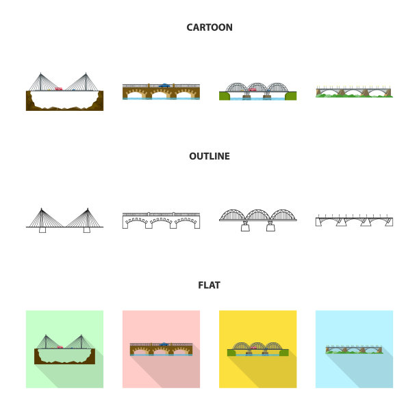 设计连接和设计标志集图片下载