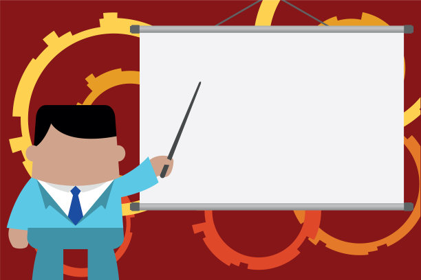 演讲者给予专业培训执行人员图片下载