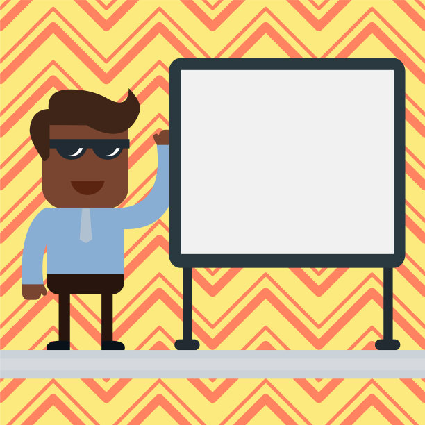 戴着墨镜微笑的商人或上班族图片下载