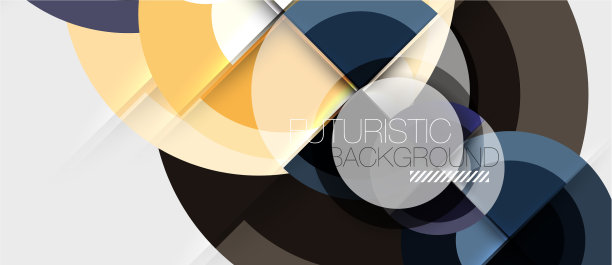 几何设计抽象背景-圆图片下载