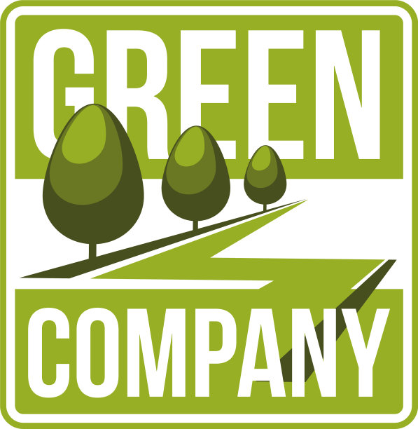 园林绿化公司商标为园林景观设计图片下载