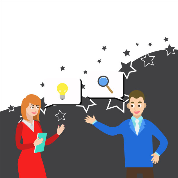 两个红头发的商业伙伴或同事图片下载