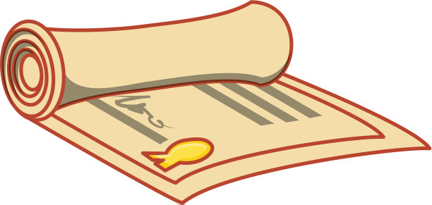 毕业证书孤立图标图片下载