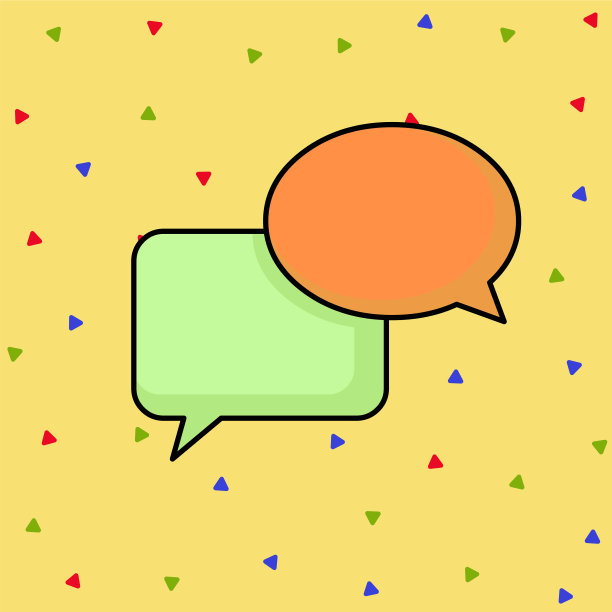 一个空白的椭圆形语音气泡重叠图片下载