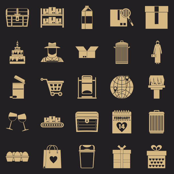 橱柜图标设置简单的风格图片下载