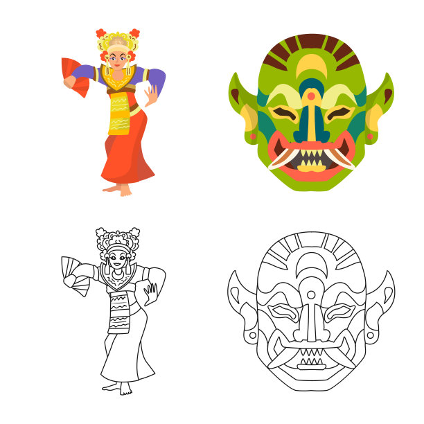 和旅游标志集图片下载