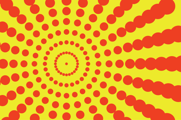 彩色照片虚线隧道旋转太阳图标图片下载