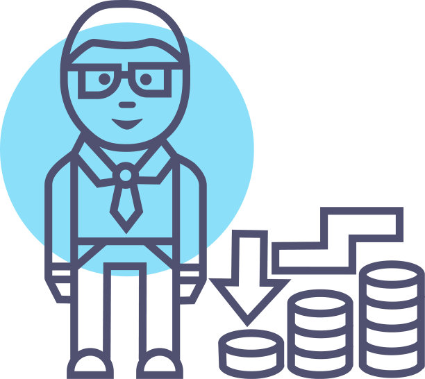 衰退的标志-标志和象征商业的标志图片下载