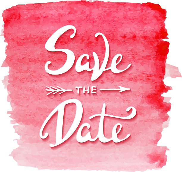 保存日期邀请卡模板与现代图片下载