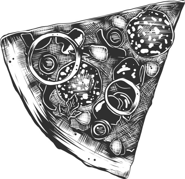 用于海报装饰和印刷的雕刻风格图片下载